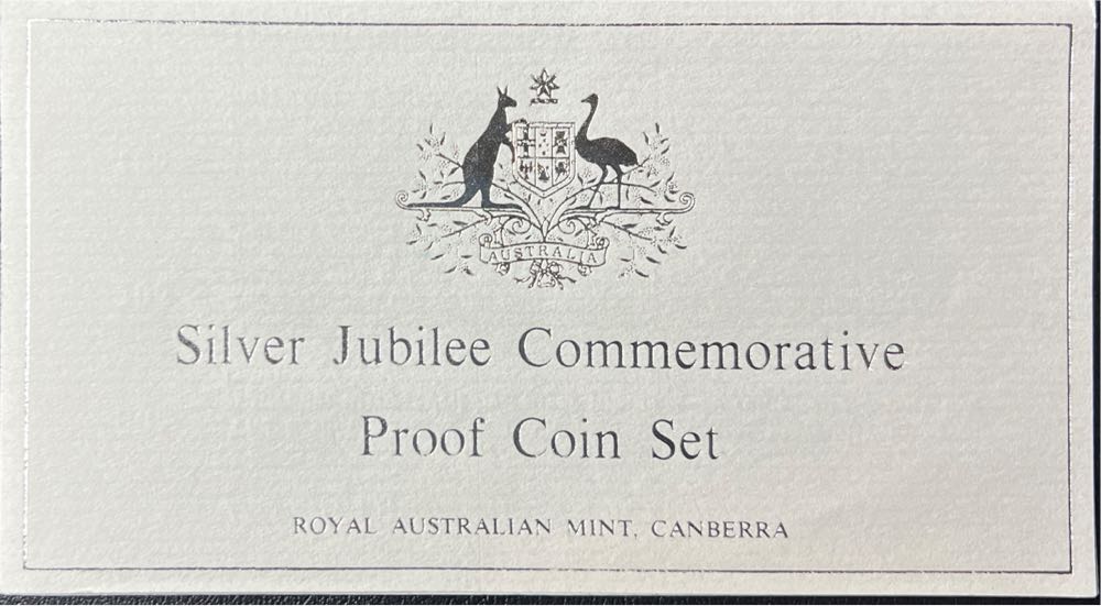 1977 Australian Proof Set 6 Coin Set 50C 20C 10C 5C 2C 1C   coin collectible - Main Image 3