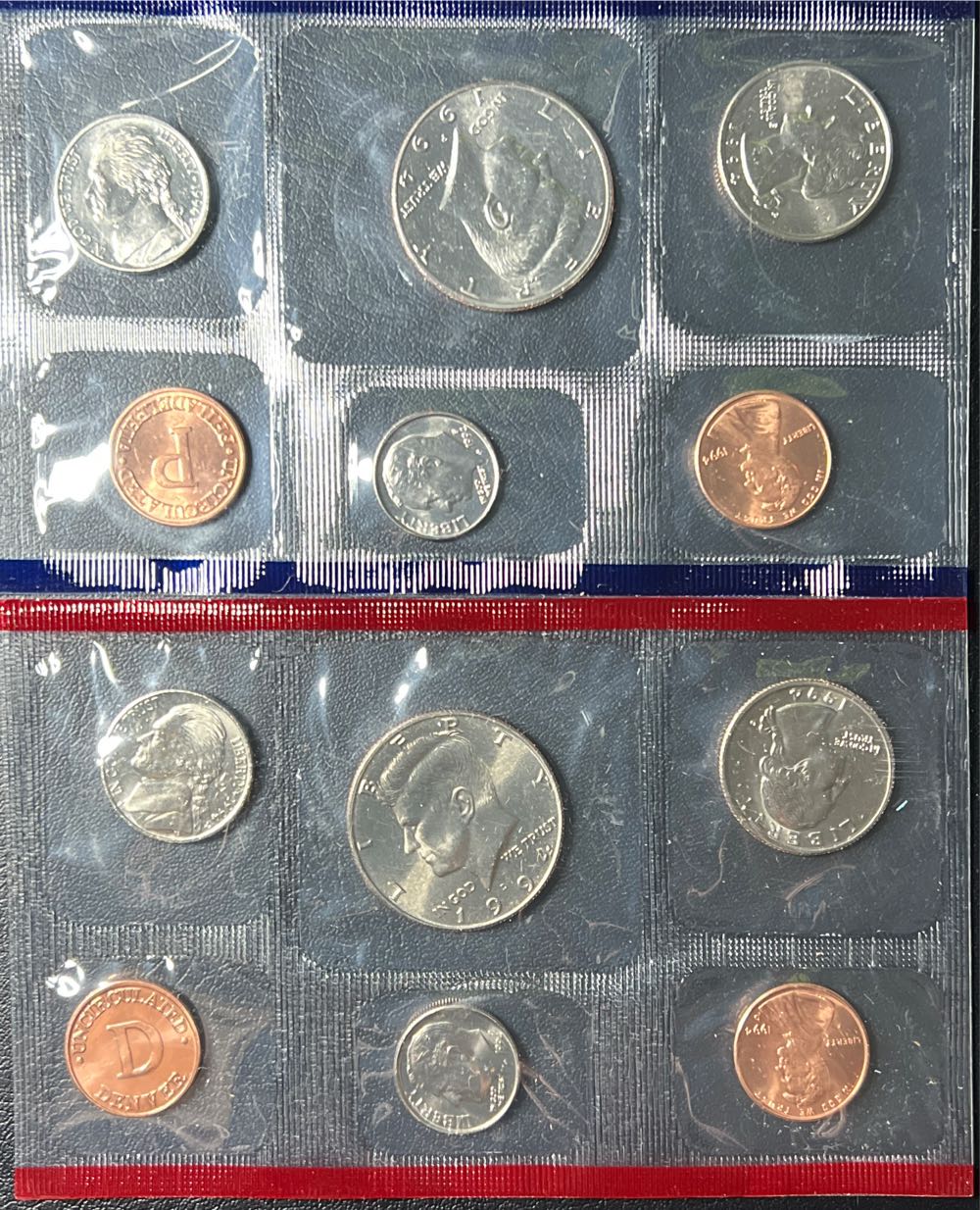 1994 US Mint Uncirculated Coin Set  coin collectible - Main Image 2