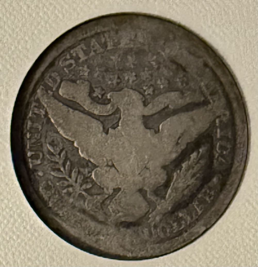 1892 Barber Quarter  coin collectible - Main Image 2