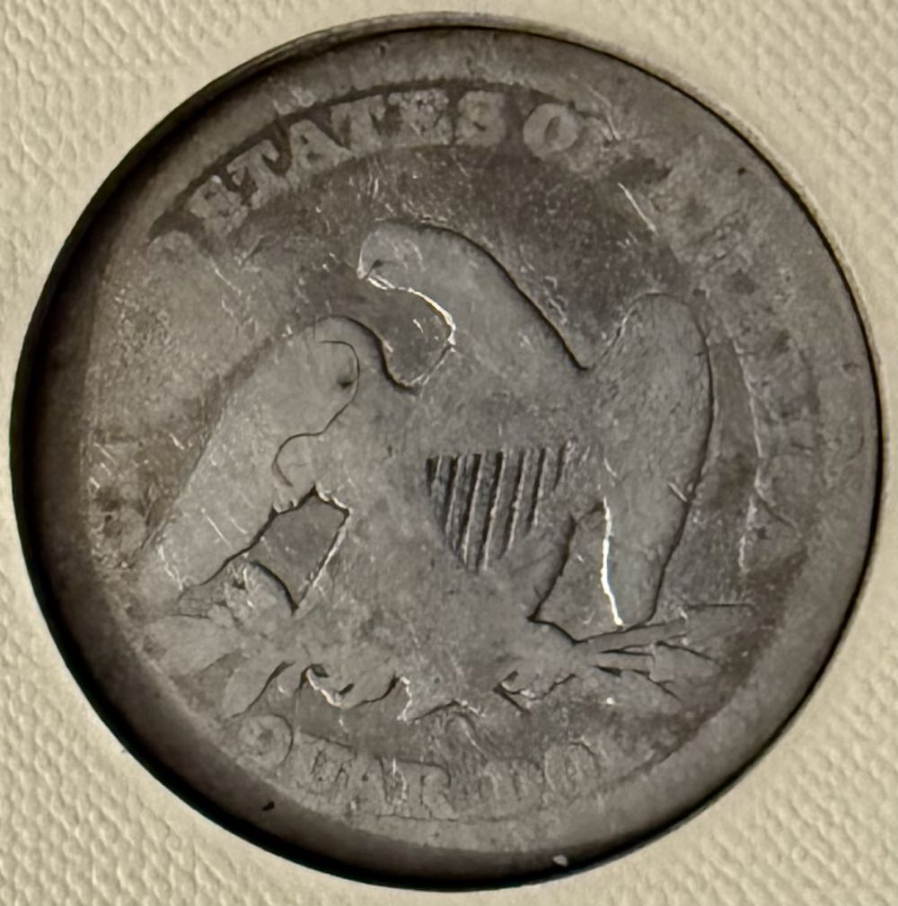 1854-O Seated Liberty Quarter  coin collectible - Main Image 2