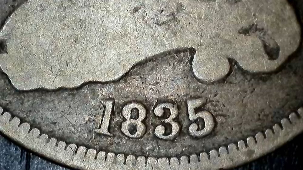 1835 Capped Bust Quarter  coin collectible - Main Image 3