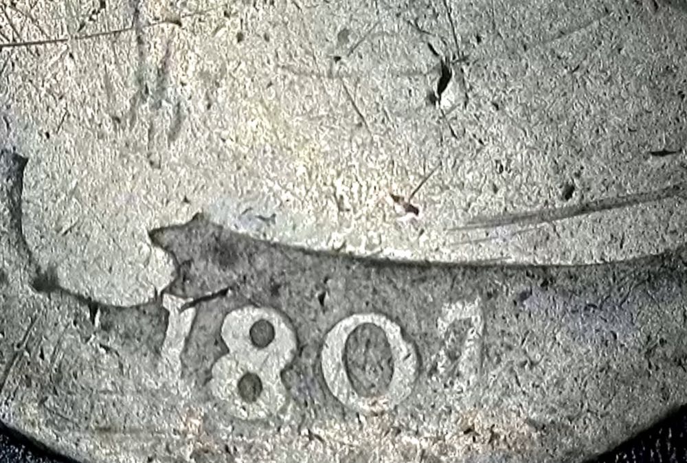 1807 Draped Bust Dime  coin collectible - Main Image 3