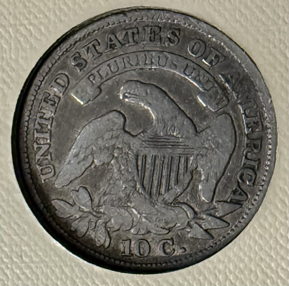 1829 Capped Bust Dime  coin collectible - Main Image 2