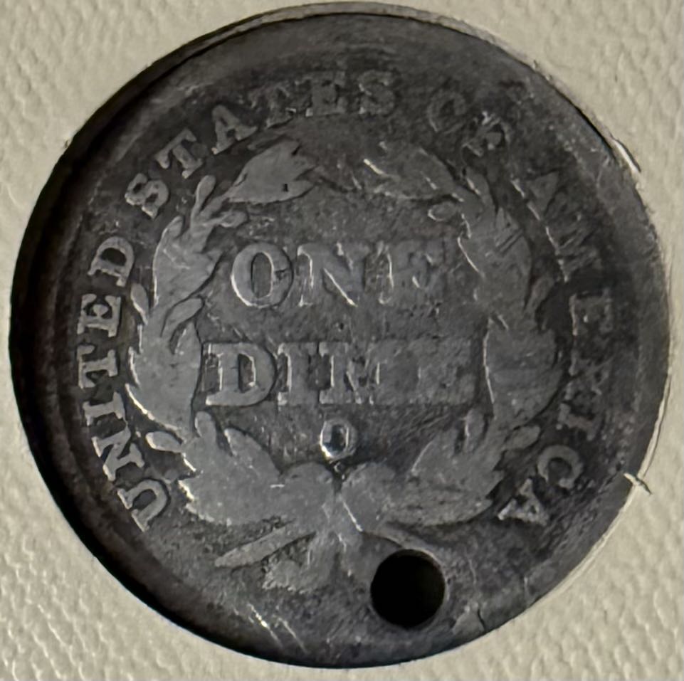 1838-O Seated Liberty Dime  coin collectible - Main Image 2