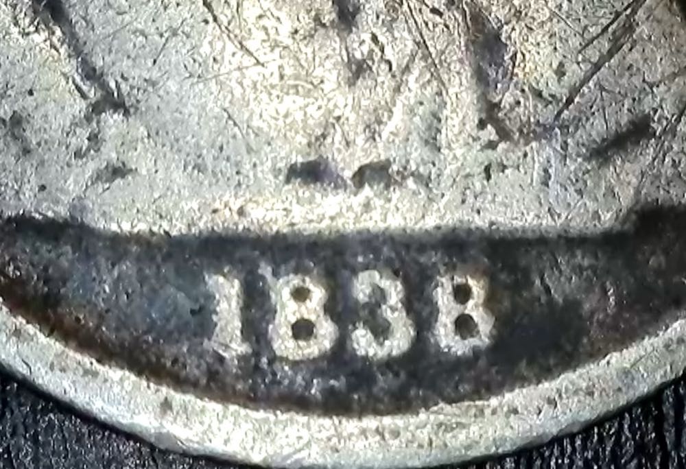 1838-O Seated Liberty Dime  coin collectible - Main Image 3