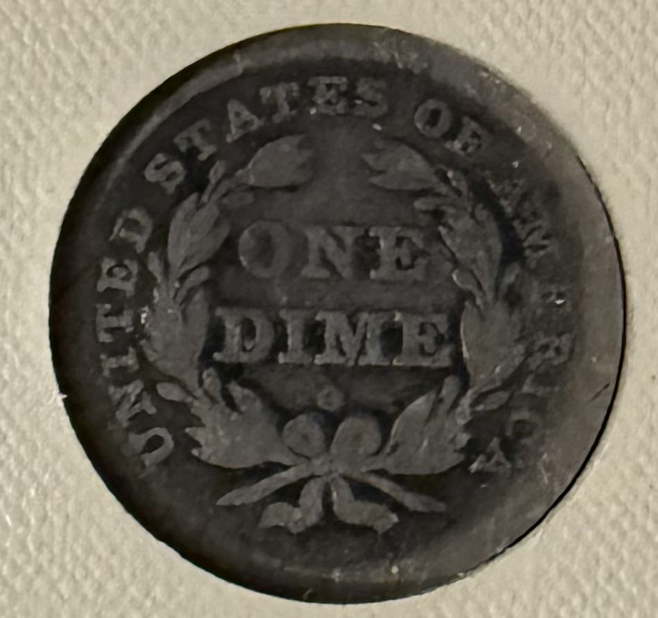 1840-O Seated Liberty Dime  coin collectible - Main Image 2