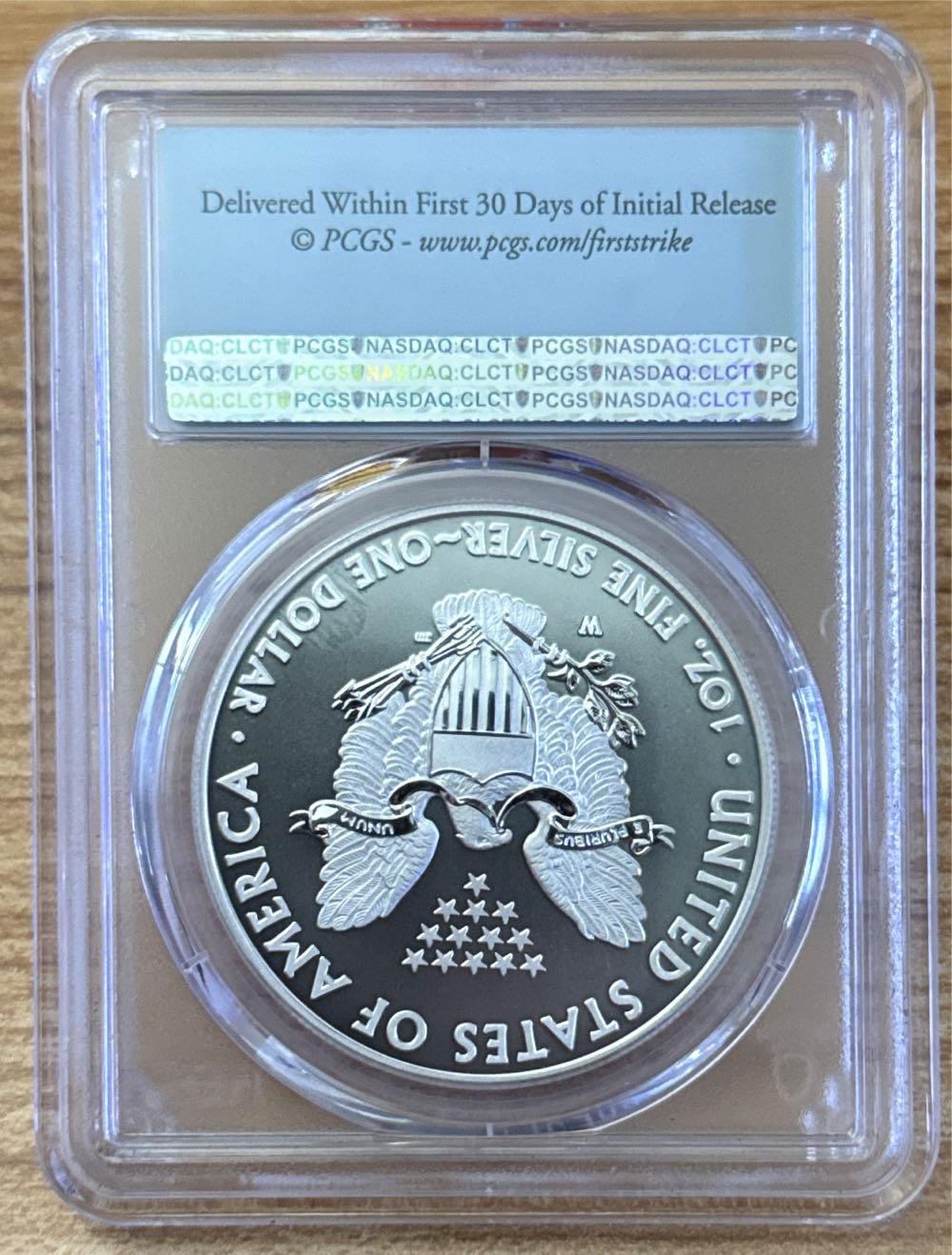 2013 W Enhanced Silver Eagle MS70  coin collectible - Main Image 2