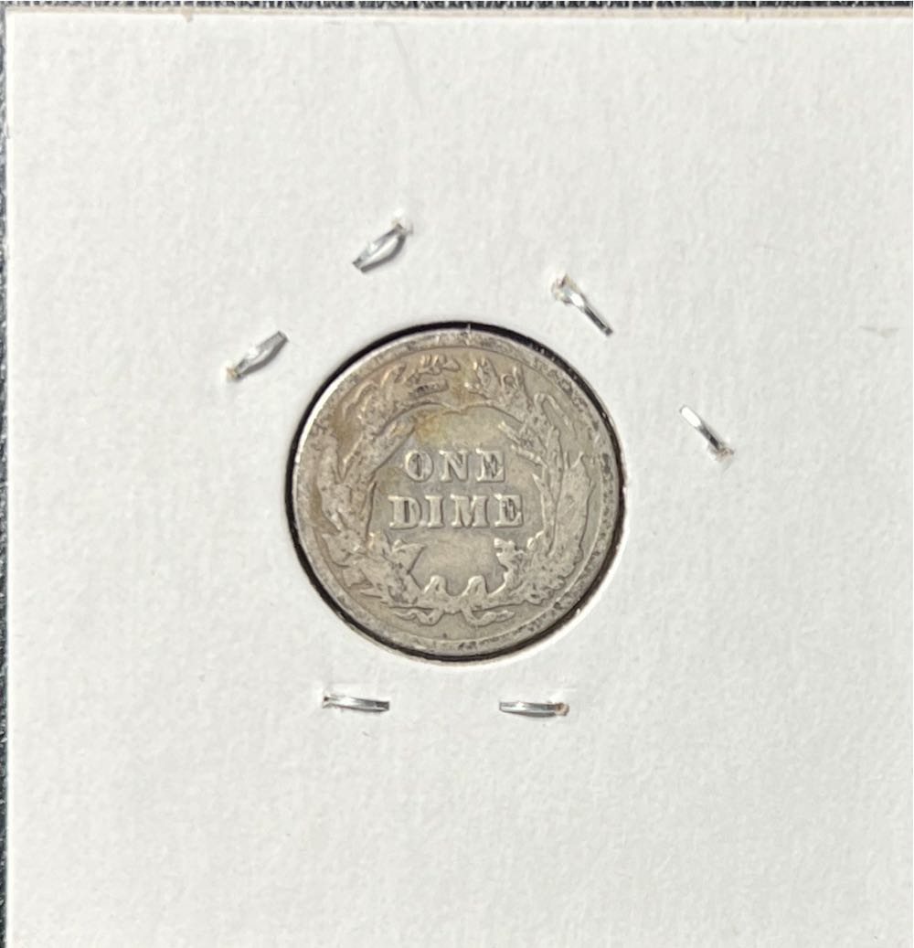 1913 P Barber Dime  coin collectible - Main Image 2