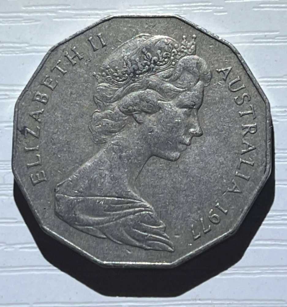 Australia 50 Cents Silver Jubilee  coin collectible - Main Image 2