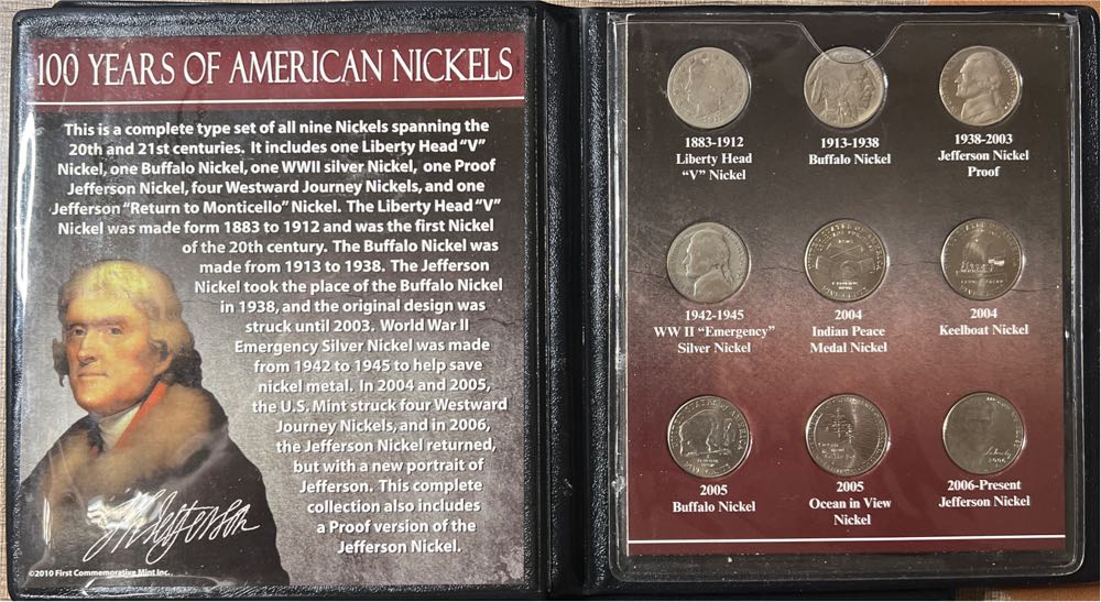 100 Years of American Nickels  coin collectible - Main Image 2