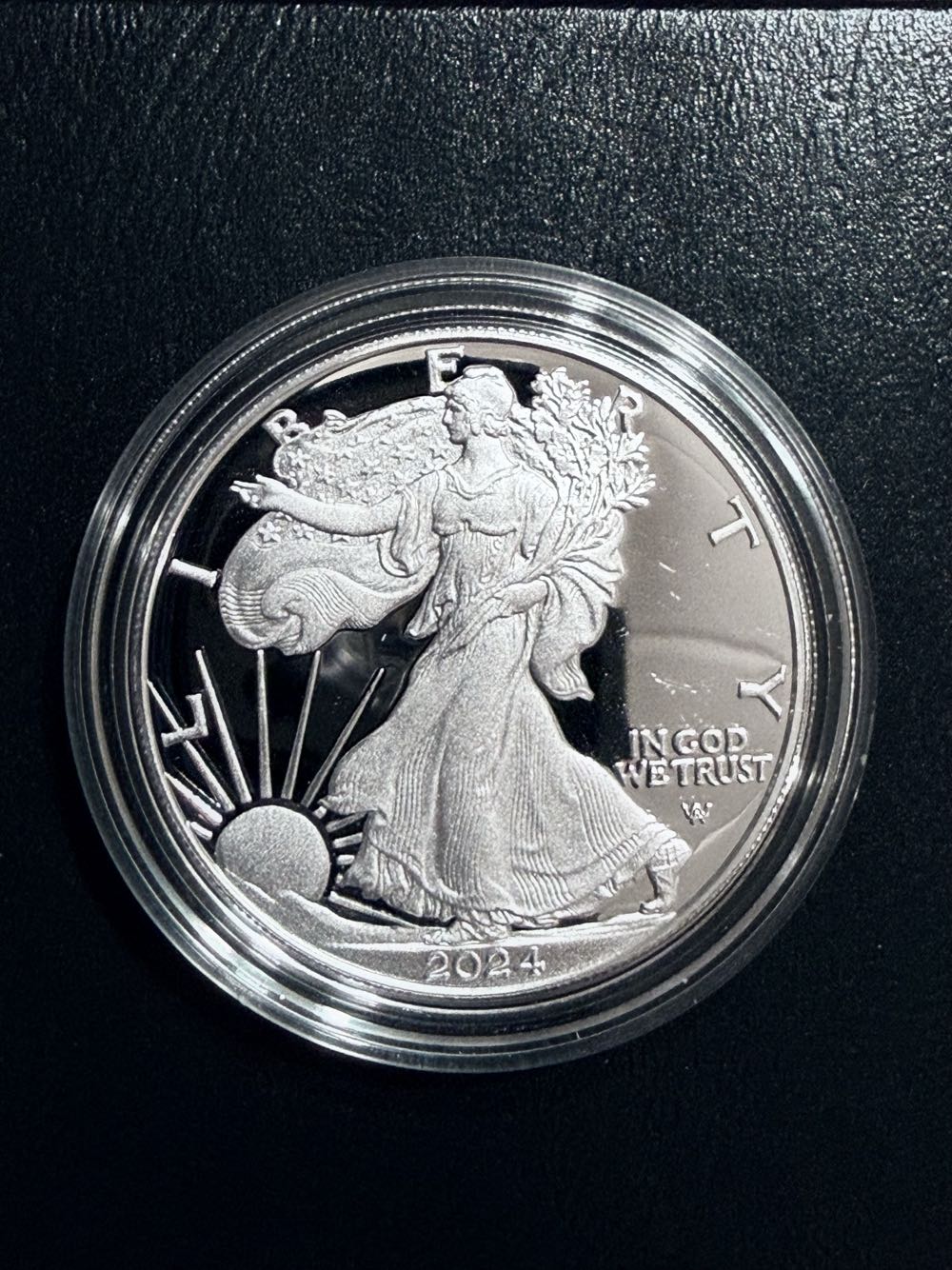 American Eagle 2024-W 1oz Silver Proof  coin collectible - Main Image 3