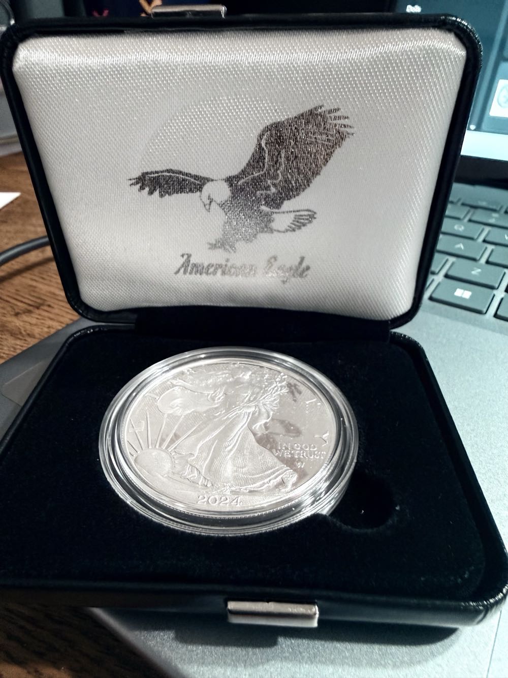 American Eagle 2024-W 1oz Silver Proof  coin collectible - Main Image 6