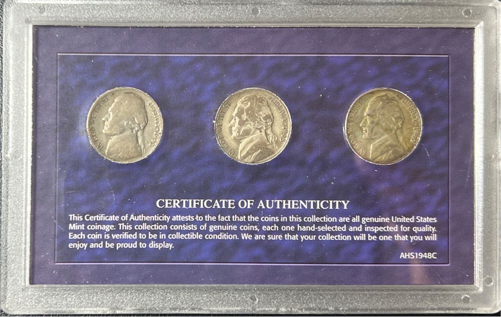 Silver Nickel Mint Mark Collection   coin collectible - Main Image 2