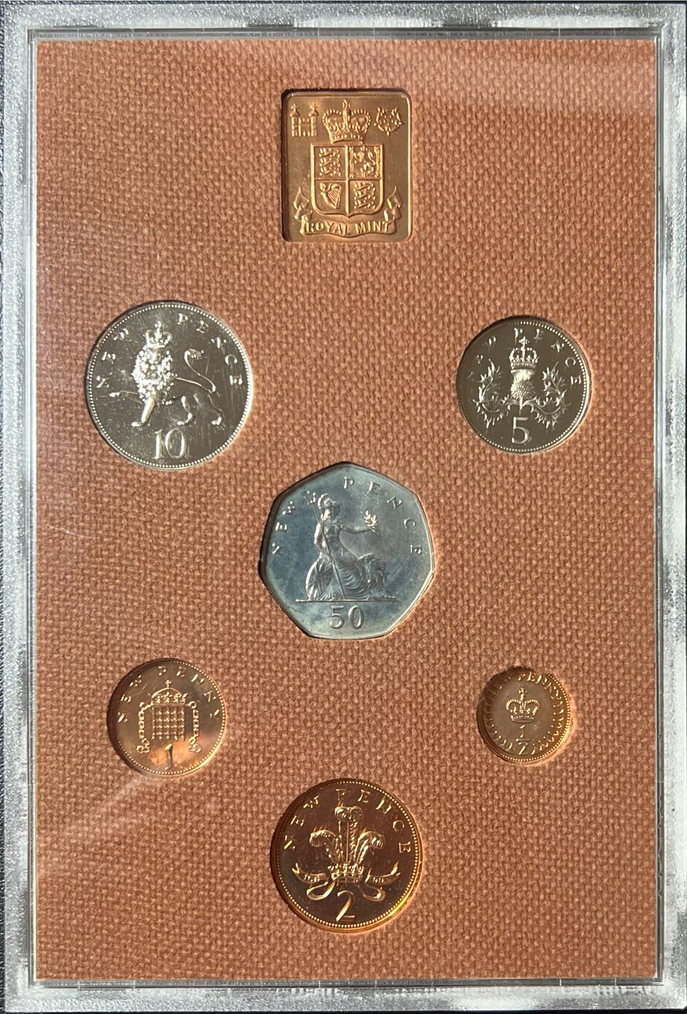 1974 Royal Mint 6 Coin Set Annual Proof Commemorative Coins  coin collectible - Main Image 3