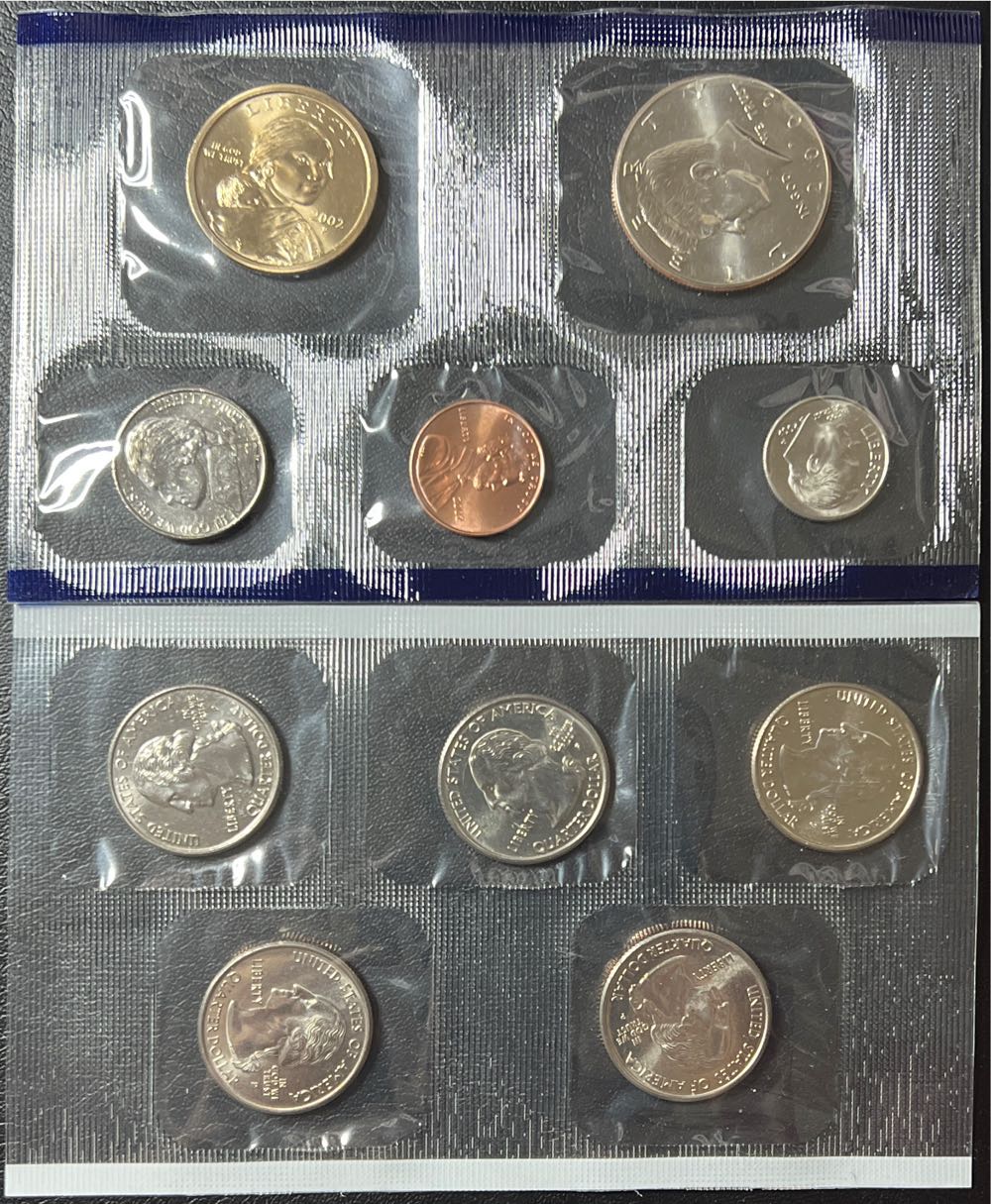2002 US Mint Uncirculated Denver Coin Set  coin collectible - Main Image 2