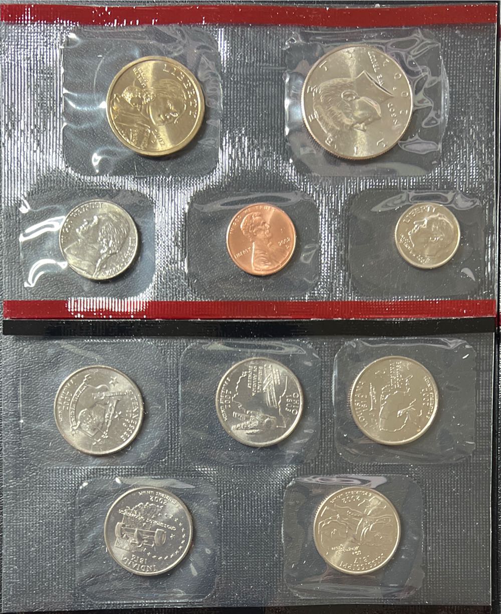 2002 US Mint Uncirculated Denver Coin Set  coin collectible - Main Image 3