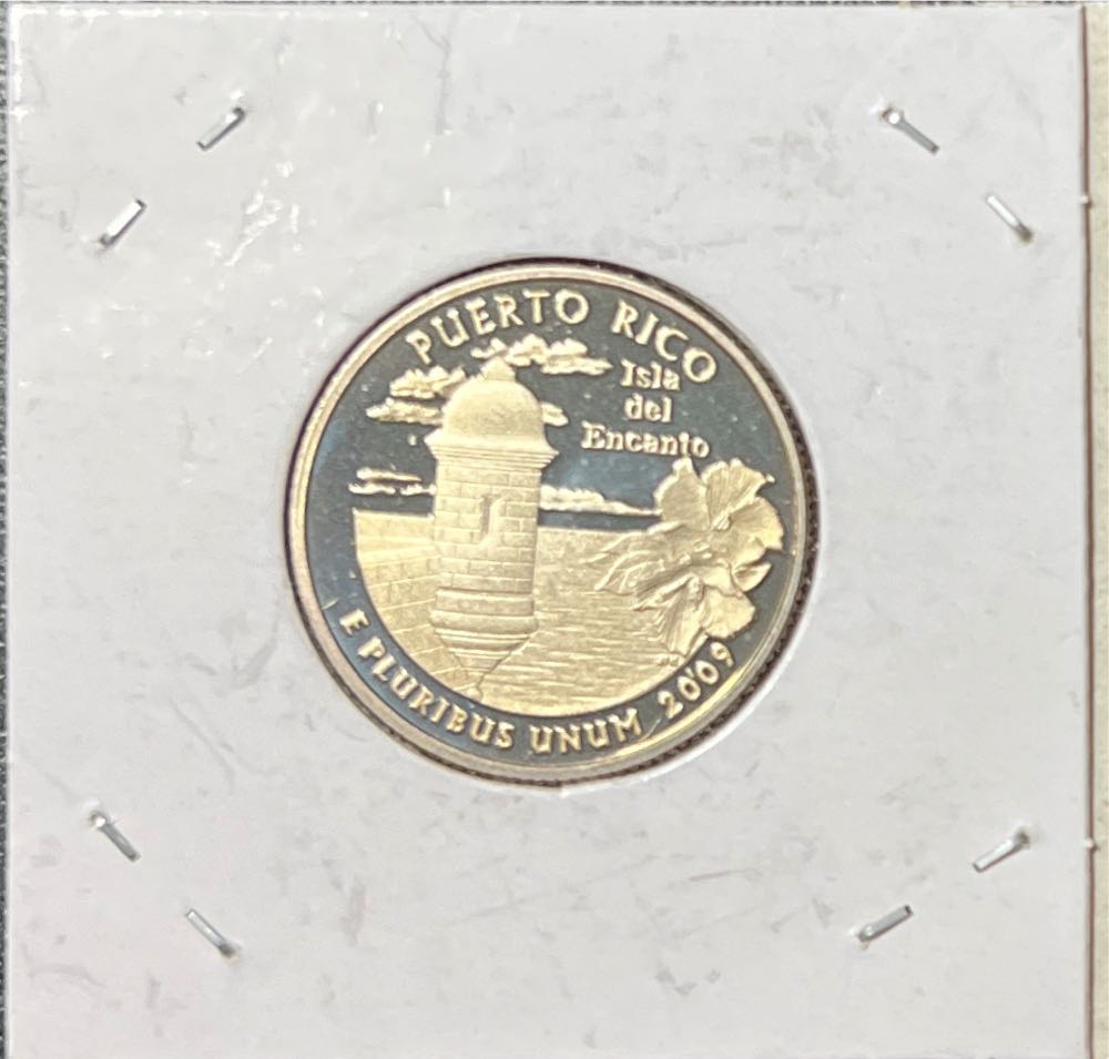 2009 S Washington Territory Quarter Puerto Rico  coin collectible - Main Image 2
