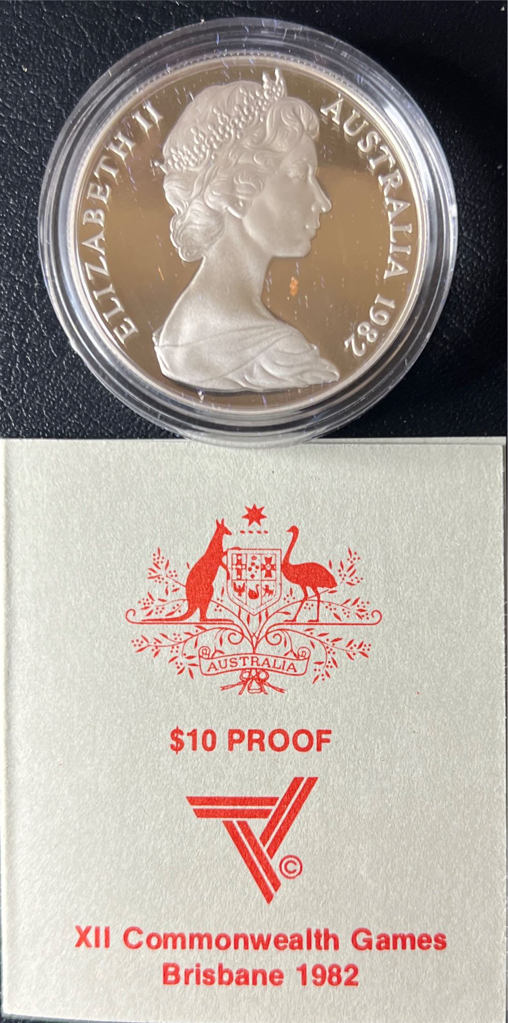 1982 Royal Australian Mint XII Commonwealth Games Brisbane  coin collectible - Main Image 3