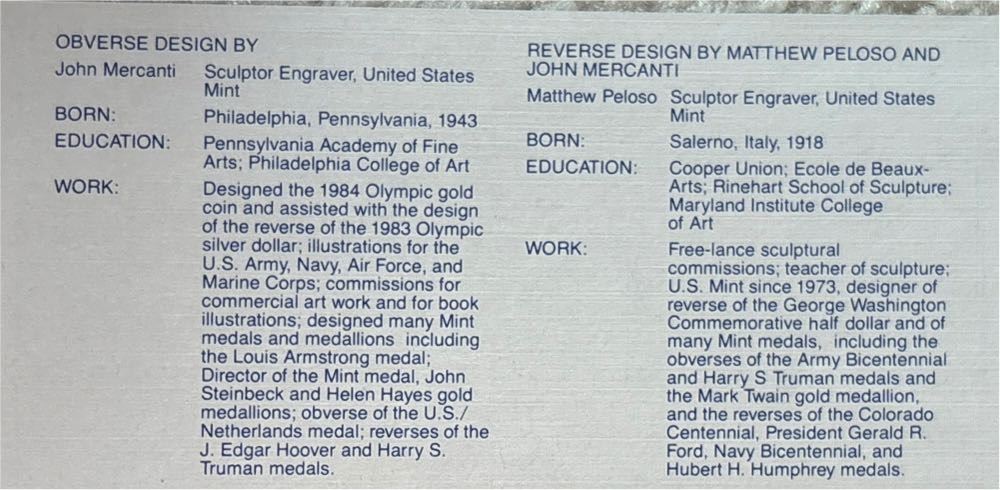 1986 Ellis Island Liberty Dollar  coin collectible - Main Image 3