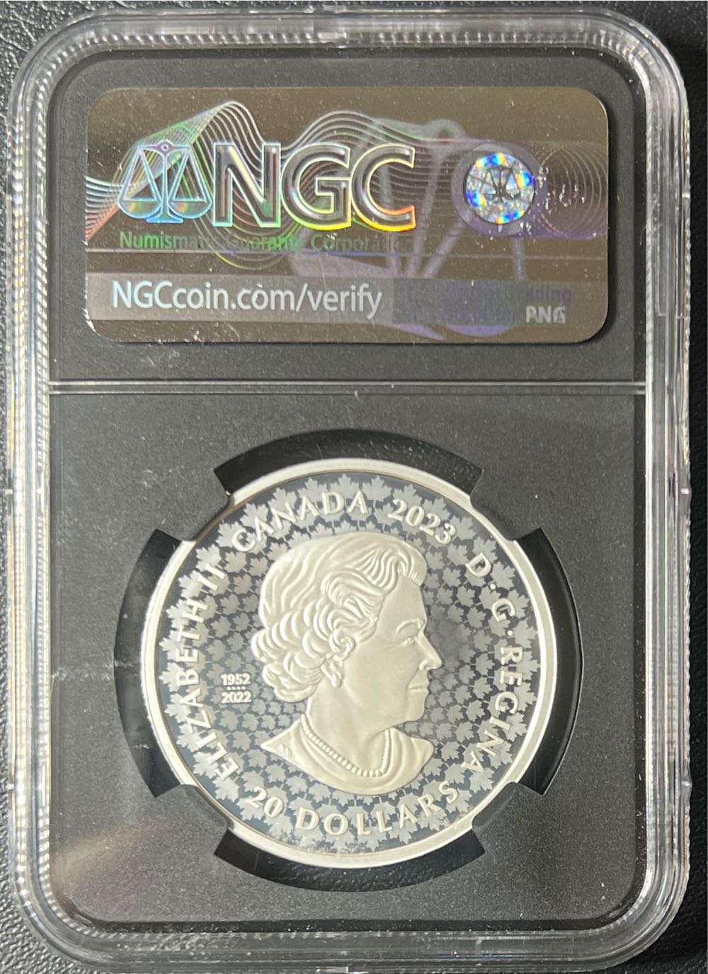 2023 Canada $20 1oz Silver Great Hunters Grizzly UHR NGC PF70 UCAM FDOI  coin collectible - Main Image 2