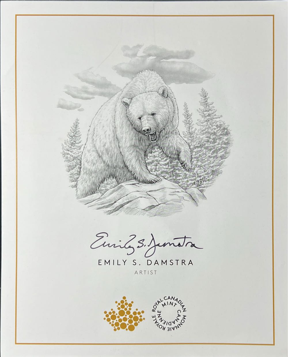 2023 Canada $20 1oz Silver Great Hunters Grizzly UHR NGC PF70 UCAM FDOI  coin collectible - Main Image 3