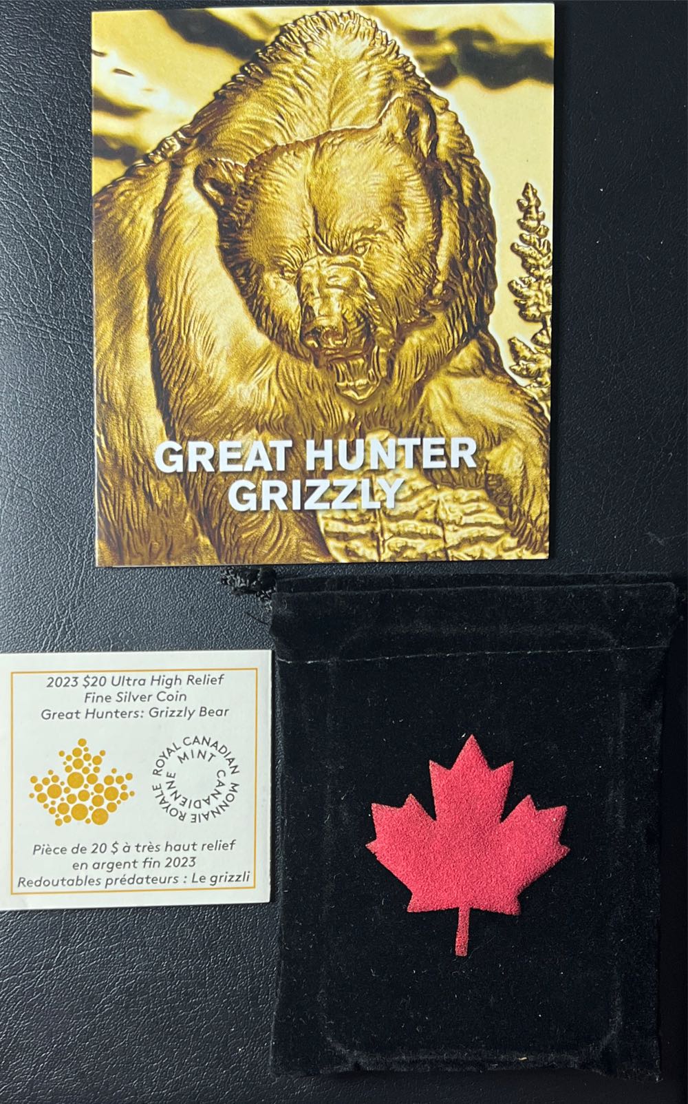 2023 Canada $20 1oz Silver Great Hunters Grizzly UHR NGC PF70 UCAM FDOI  coin collectible - Main Image 4
