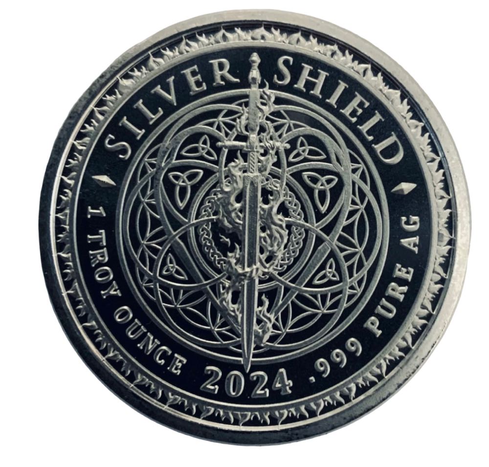 Silver Shield The Eye  coin collectible - Main Image 2