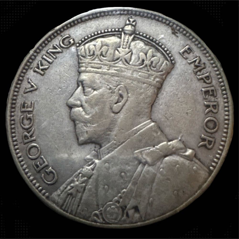 1935 New Zealand Half Crown  coin collectible - Main Image 2