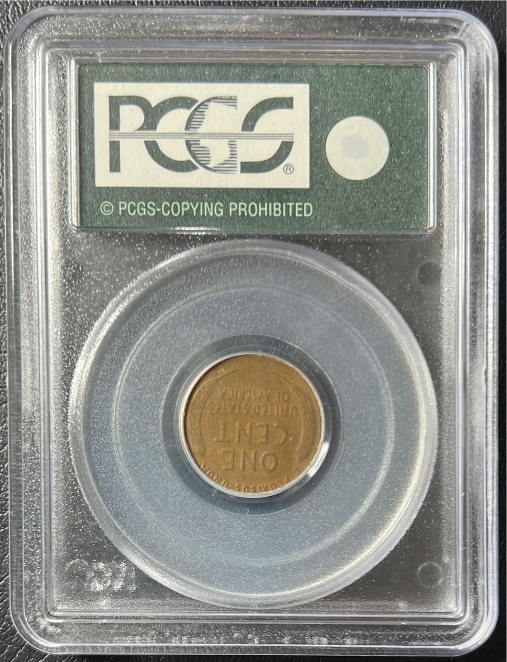 1928 LINCOLN CENT PCGS OGH OLD SAMPLE SLAB AUTHENTIC   coin collectible - Main Image 2