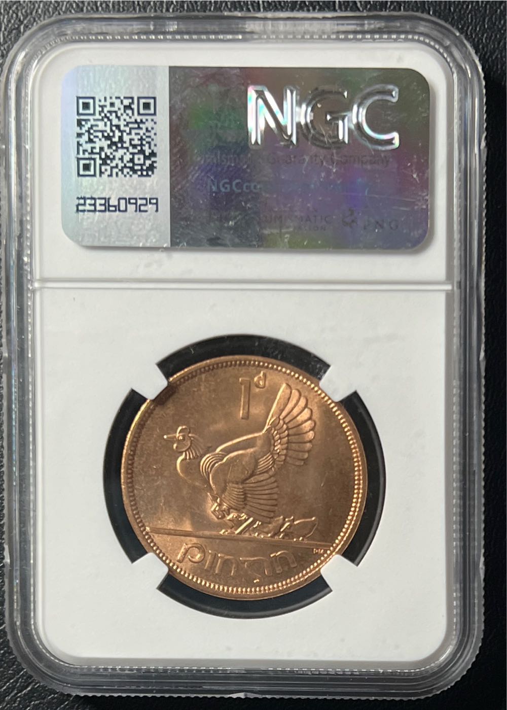 1968 LUCKY IRISH PENNEY NGC  coin collectible - Main Image 2