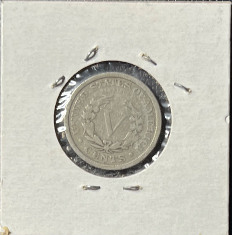 1909 V Nickel  coin collectible - Main Image 2
