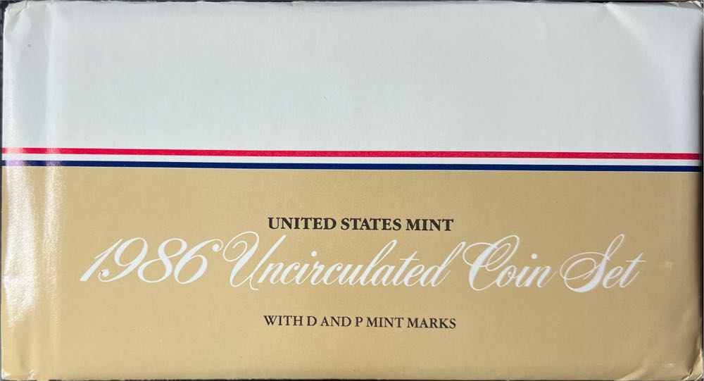 1986 US Uncirculated Coin Set  coin collectible - Main Image 3