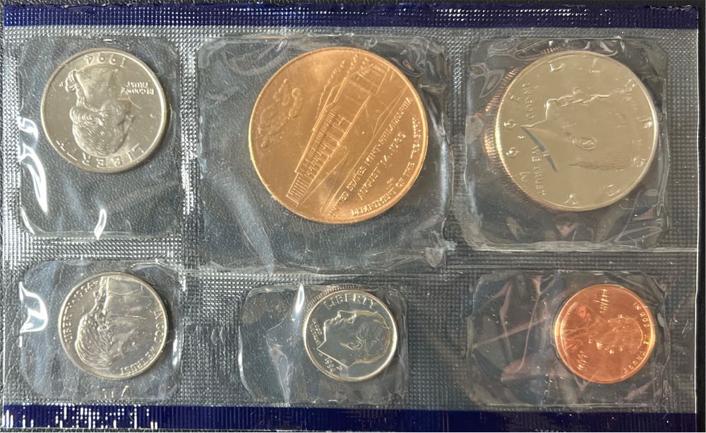 1994 Philadelphia Mint Souvenir Set  coin collectible - Main Image 2