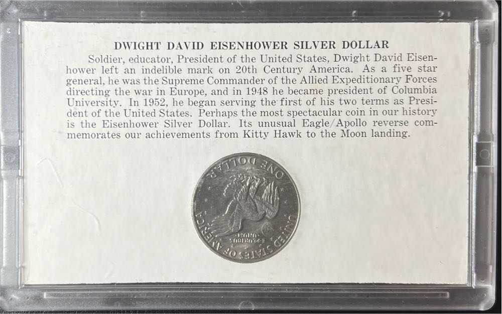 Dwight David Eisenhower  coin collectible - Main Image 2