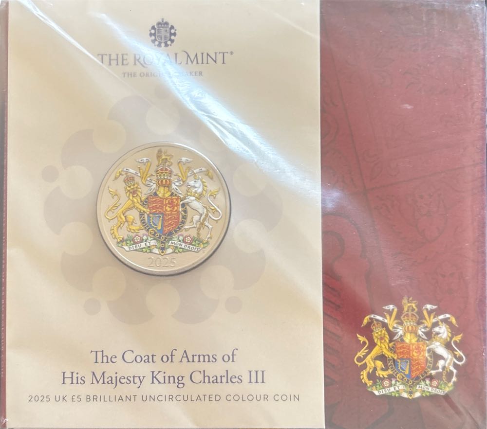 The Coat of Arms Of His Majesty King Charles III  coin collectible [Barcode 5026177772897] - Main Image 2