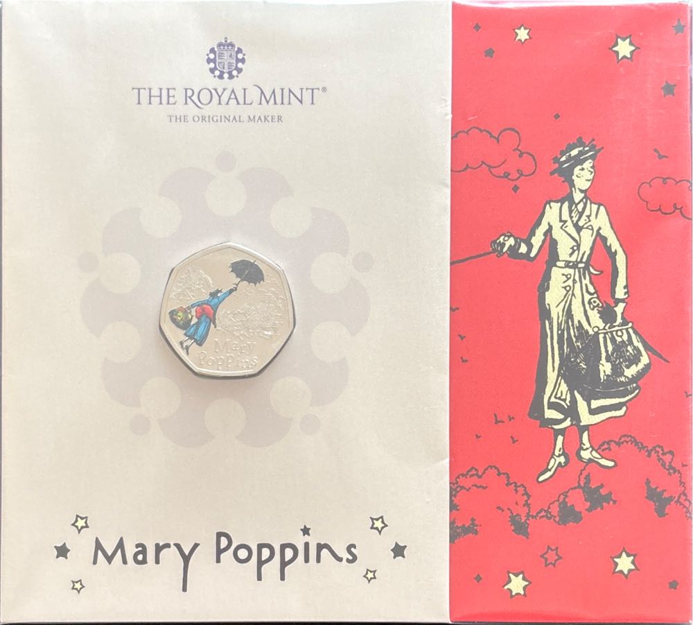Mary Poppins  coin collectible [Barcode 5026177758907] - Main Image 2
