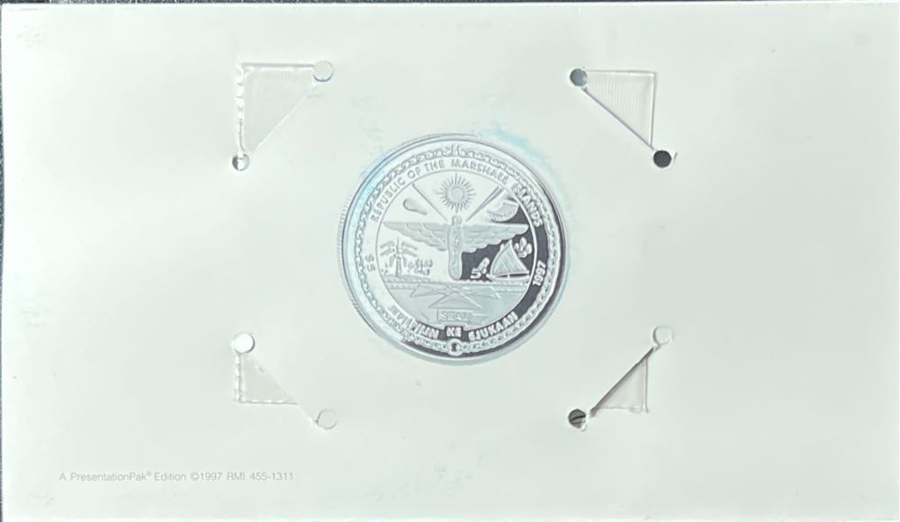 1997 The USS Constitution Five Dollar Commemorative Coin  coin collectible - Main Image 3