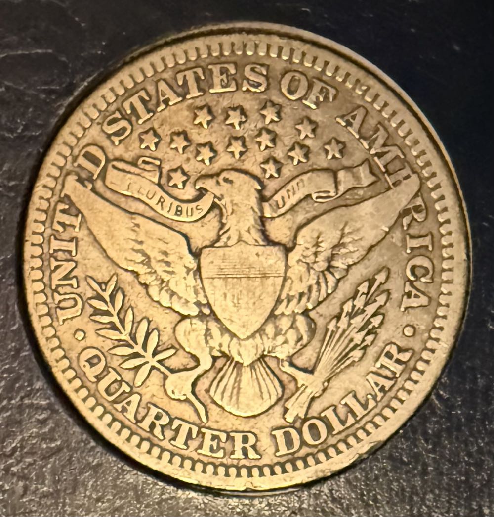 1907 Barber Quarter  coin collectible - Main Image 2