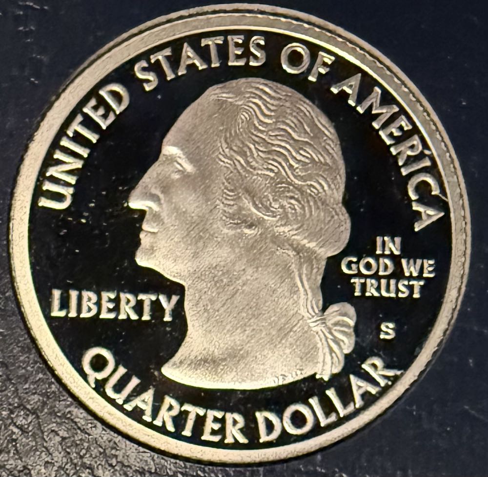 2009-S D.C. and U.S. Territories Quarter District Of Columbia ‘Silver Proof’  coin collectible - Main Image 2