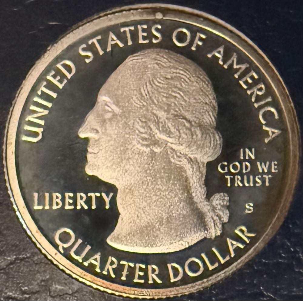 2014-S America the Beautiful Quarter - Great Smokey Mountains ‘Silver Proof’  coin collectible - Main Image 2