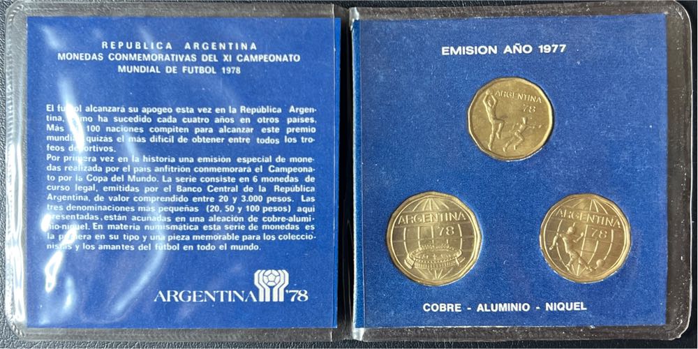 1978 Republica Argentina Commemorative Futbol Coins  coin collectible - Main Image 2