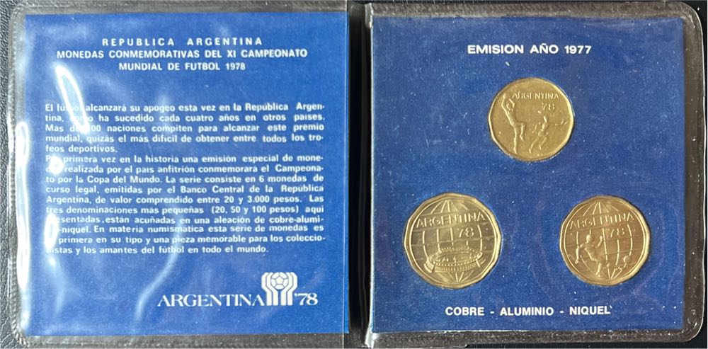 1978 Republica Argentina Commemorative Futbol Coins  coin collectible - Main Image 4