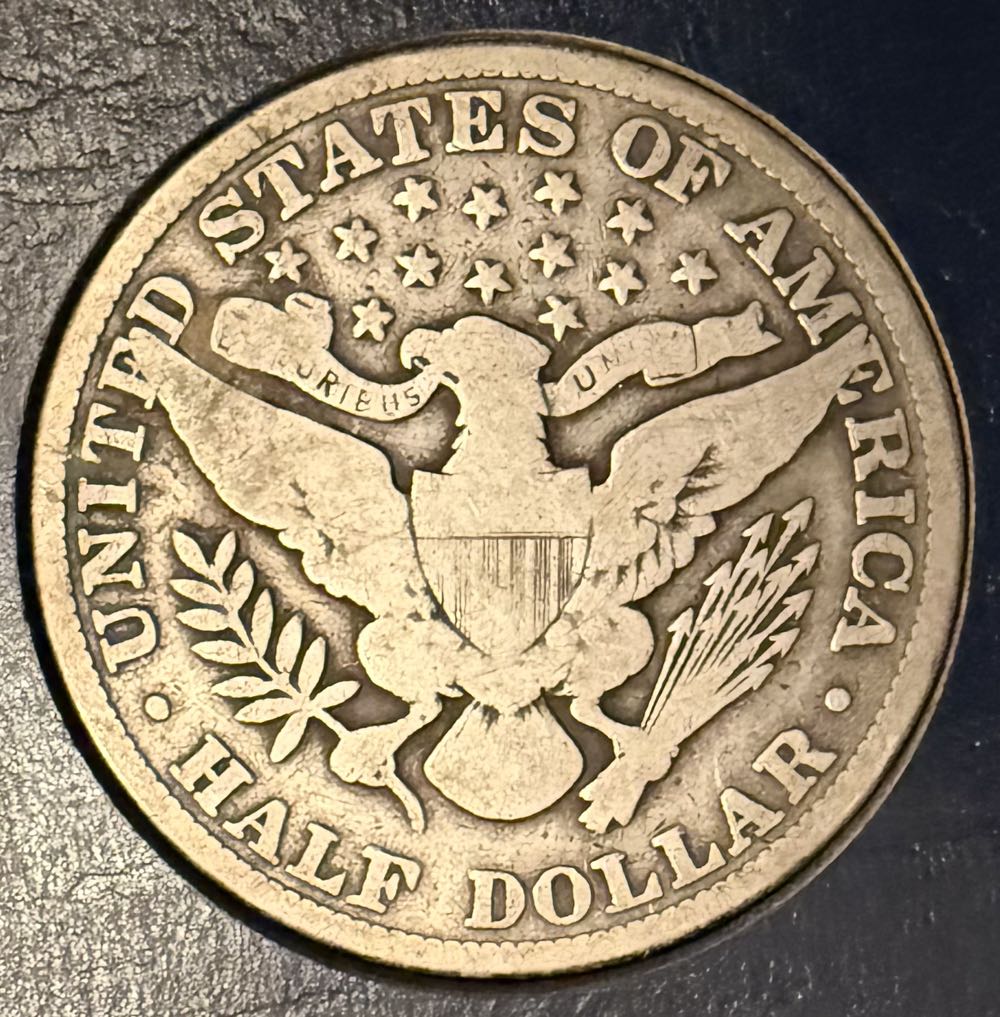 1909 Barber Half Dollar  coin collectible - Main Image 2