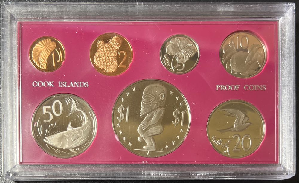 1972 Cook Islands Proof Coin Set   coin collectible - Main Image 2