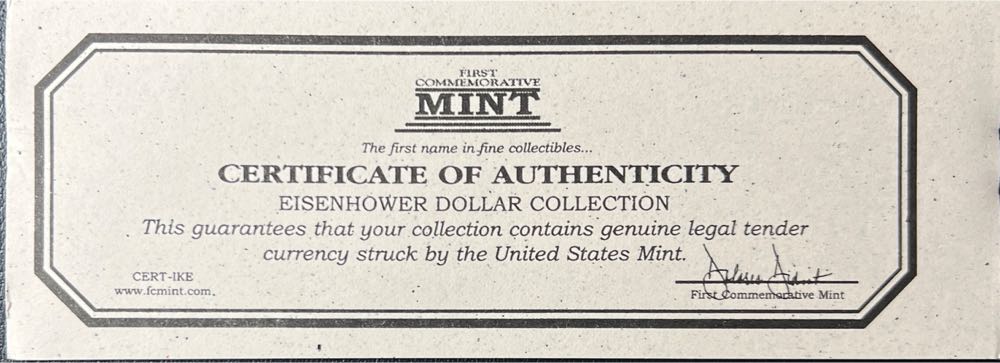 1976 Eisenhower Dollar Collection  coin collectible - Main Image 3