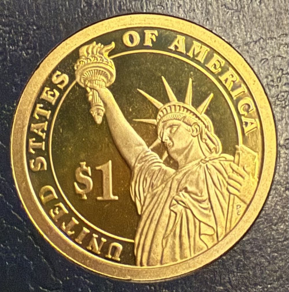 E. 2007 S Adams Proof Dollar  coin collectible - Main Image 2