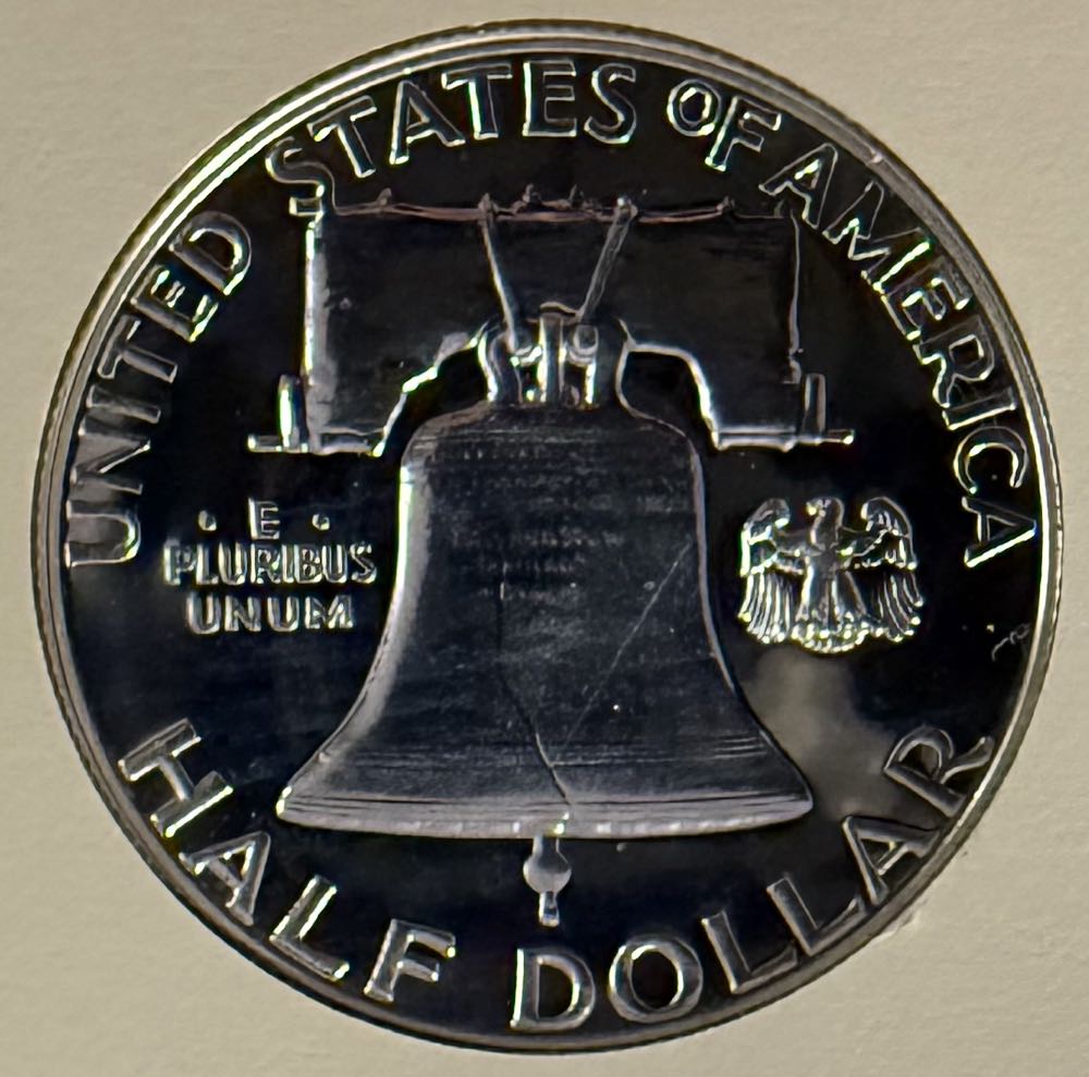 1958 Franklin Half ‘Proof’  coin collectible - Main Image 2