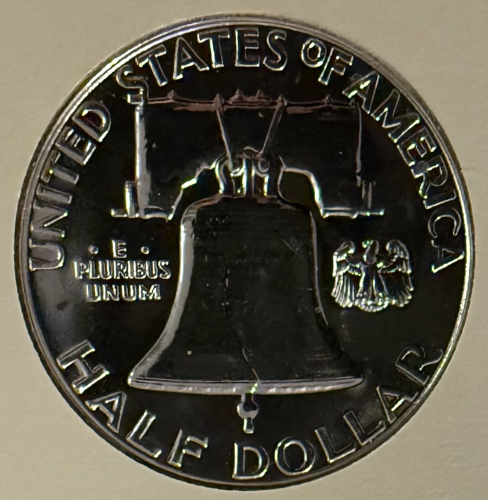 1960 Franklin Half ‘Proof’  coin collectible - Main Image 2