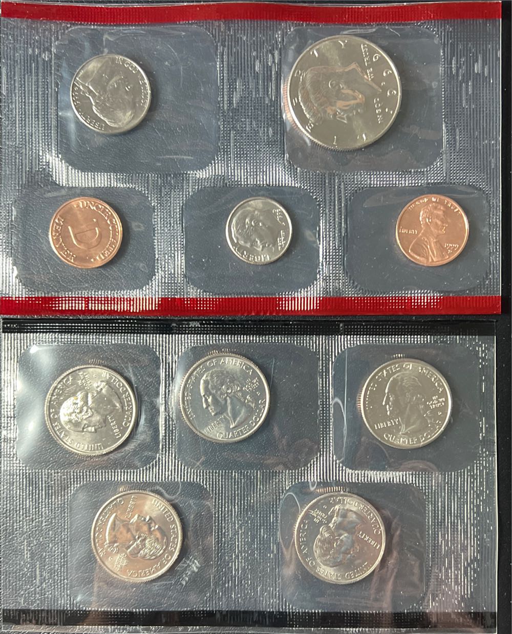1999 US Mint Uncirculated Coin Set  coin collectible - Main Image 2