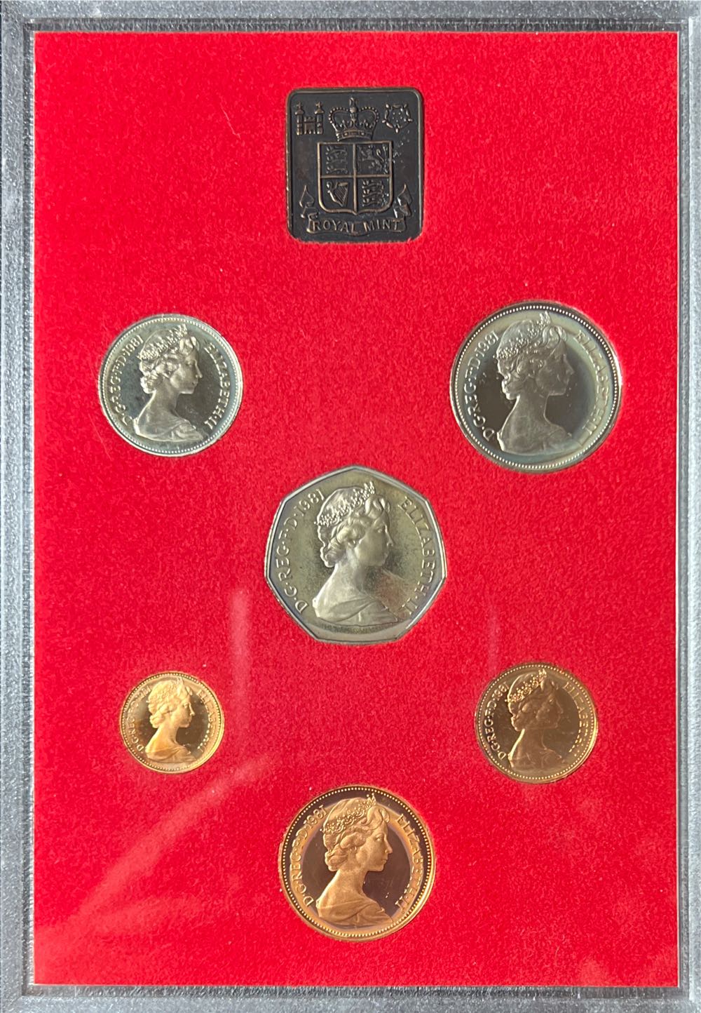 1981 Royal Mint UK Annual Proof Set  coin collectible - Main Image 2